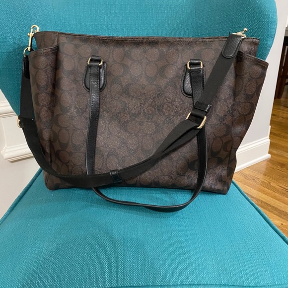 Authentic Coach diaper/duffle bag - Picture 2 of 5